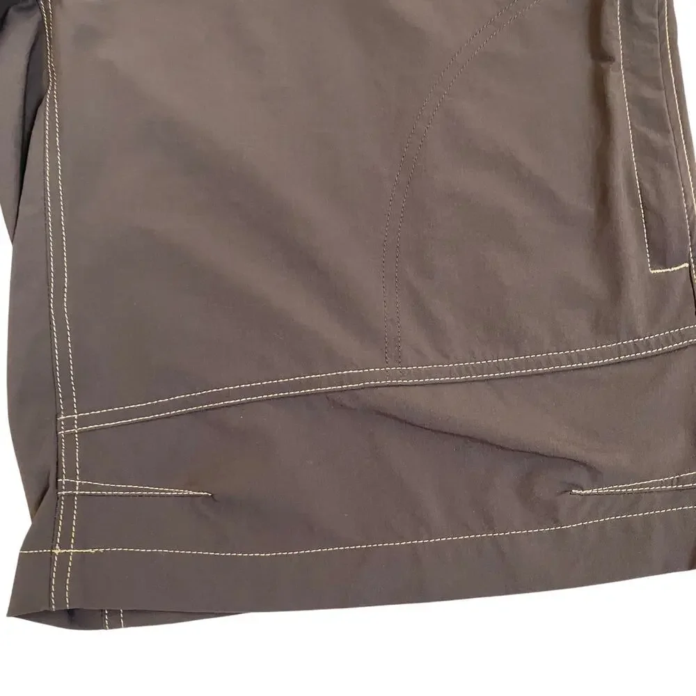 Kuhl Mens 36 x 12” Inseam Renegade Shorts Brown Cargo Nylon Outdoors READ